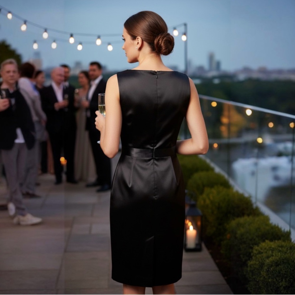 Max & Cleo Black Sleeveless Dress - Picture 3 of 16